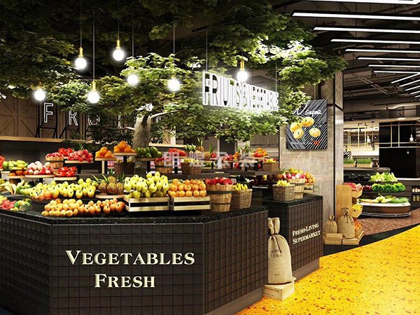 成都200平米生鮮超市如何設計？裝修預算