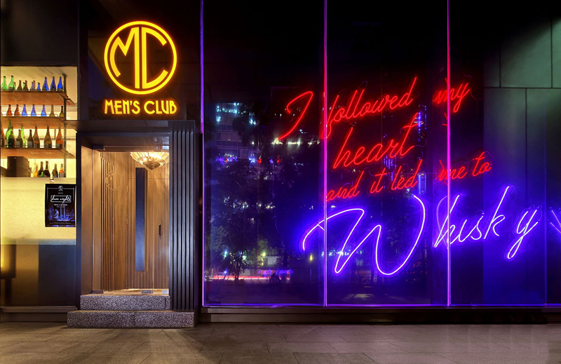 特色小酒吧門頭效果圖