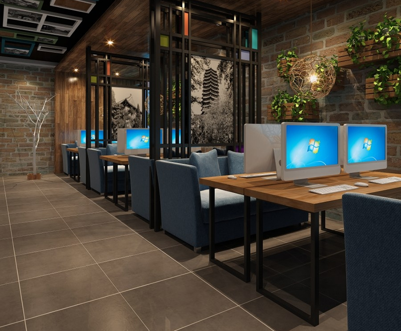 吧友網吧(網咖)卡座效果圖