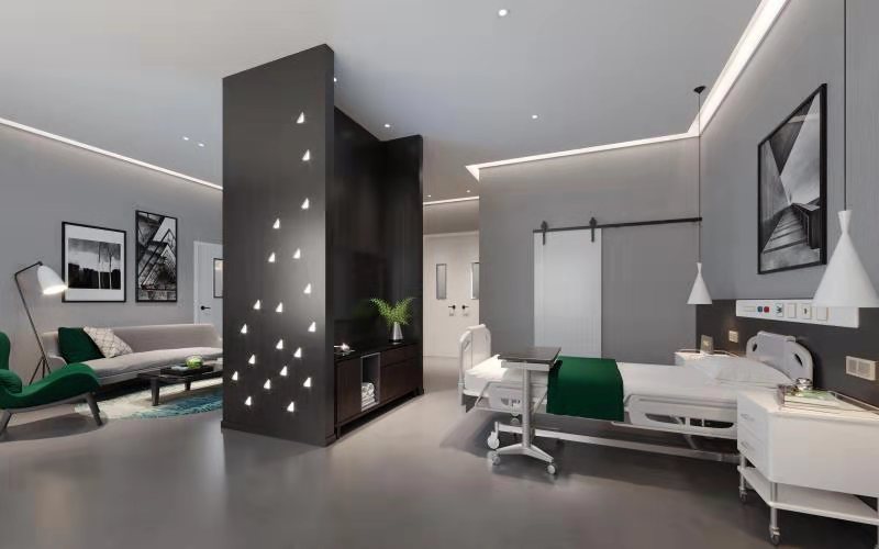 現代簡約整形醫院病房裝修效果圖