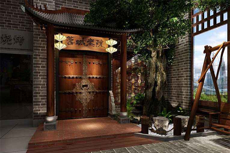 小型火鍋店門(mén)頭圖