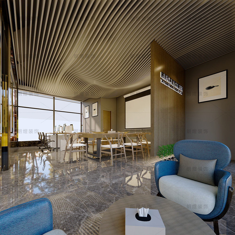 貿易有限公司辦公室裝修效果圖