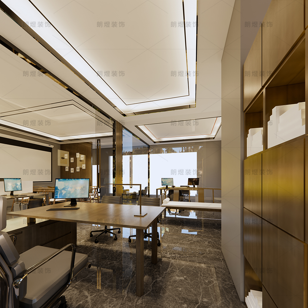 貿易有限公司辦公室裝修效果圖