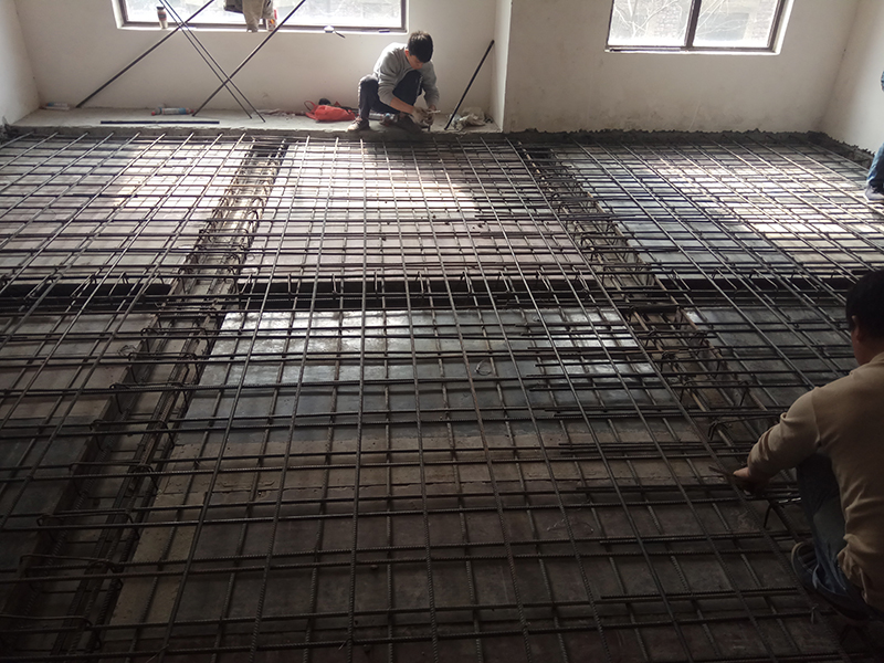 辦公樓裝修-現澆隔層搭建