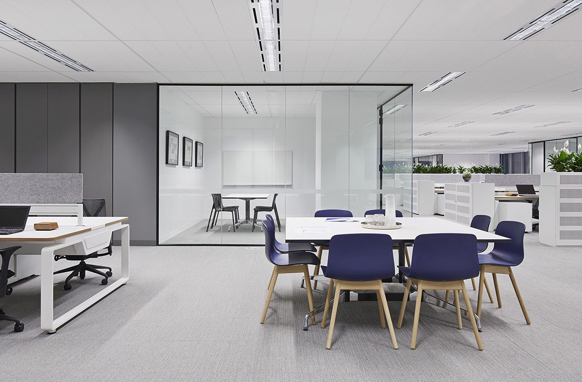 1000平寫字間辦公室裝修設(shè)計(jì)圖