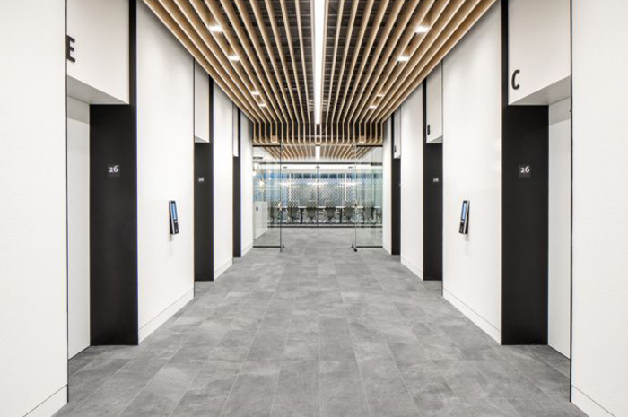 辦公室裝修大門設計效果圖