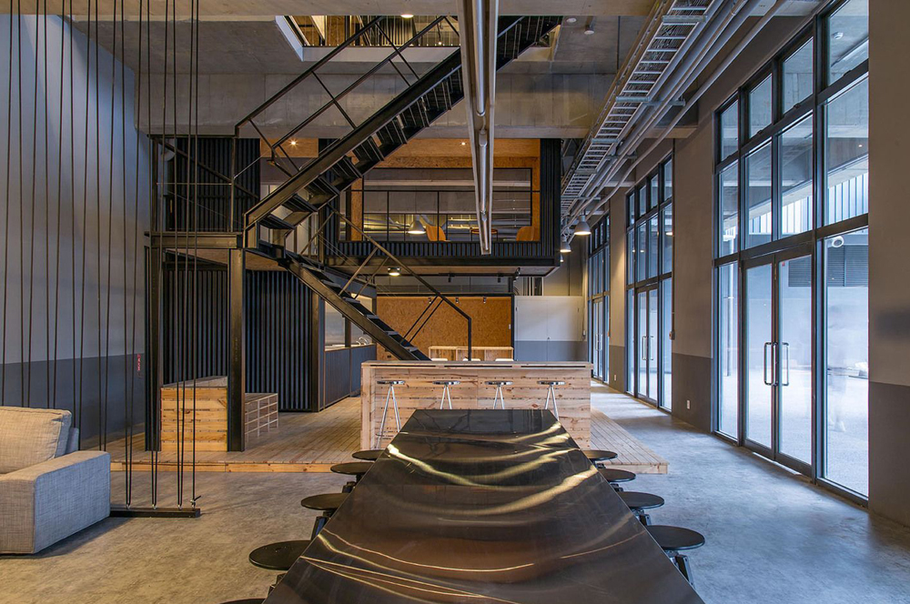 寫字樓裝修夾層搭建效果圖