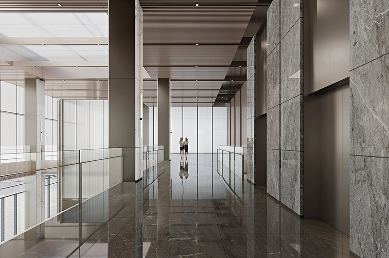 工業園區廠房辦公樓裝修效果圖