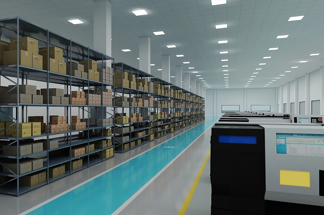 工業廠房生產車間裝修效果圖