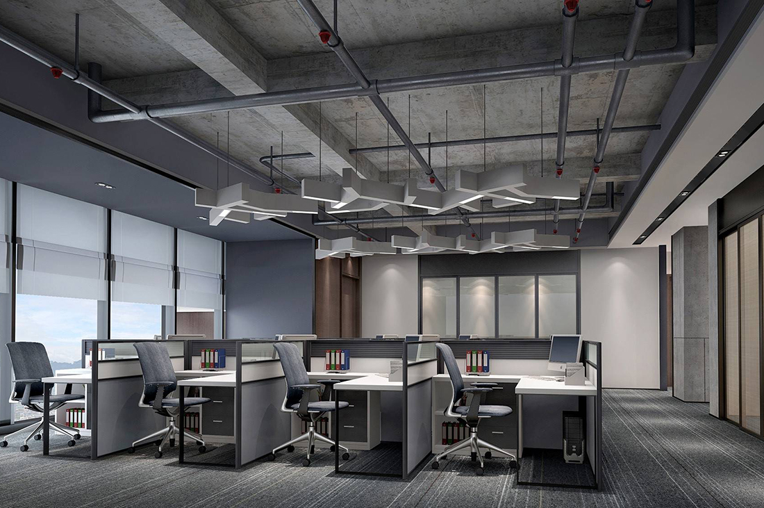 寫字樓辦公室裝修設計效果圖