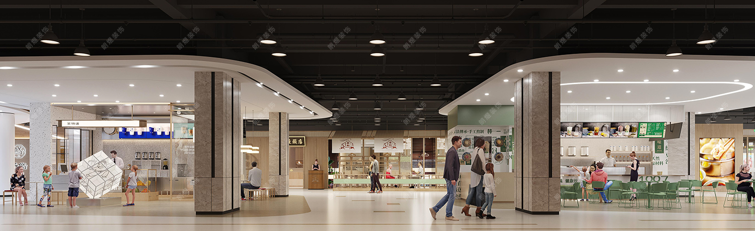 成都綜合購物商場裝修設計效果圖