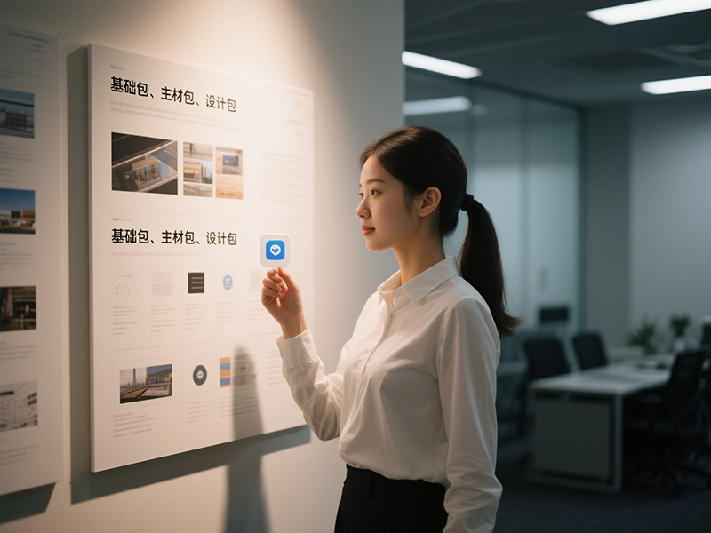 辦公室裝修基礎(chǔ)包、主材包、設(shè)計包