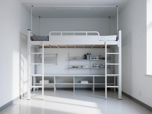 工廠寢室怎么裝修更實(shí)用？這 5 個(gè)設(shè)計(jì)技巧，讓 20㎡空間多出 1 間房！