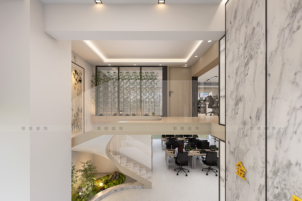 辦公室夾層平臺裝修效果圖